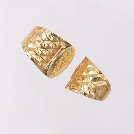 Ring defekt, brott, 18K Vikt: 4,8 g