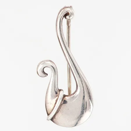 Brosch 32x15mm silver 830/1000 Vikt: 3,9 g