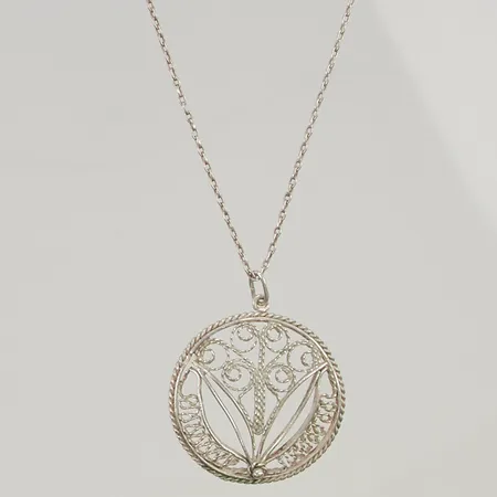 Kedja med hänge 66cm 925/1000 Silver 7,4g.