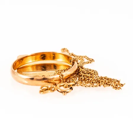 Diverse defekt/graverat guld 18K 9,2g.