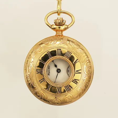 Fickur Tissot & Fils Depuis 1853 manuell Ø44mm liten sekundvisare doublé klockkedja i metall sliten box