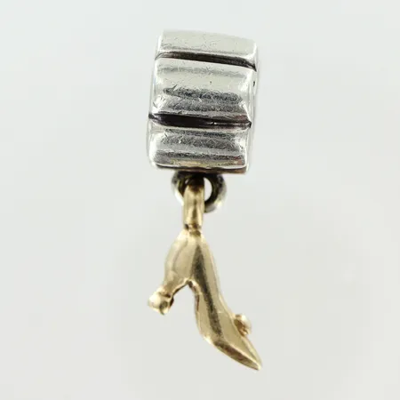Berlock Pandora 20x6mm, förgylld sko, ALE silver 925/1000 Vikt: 3,2 g