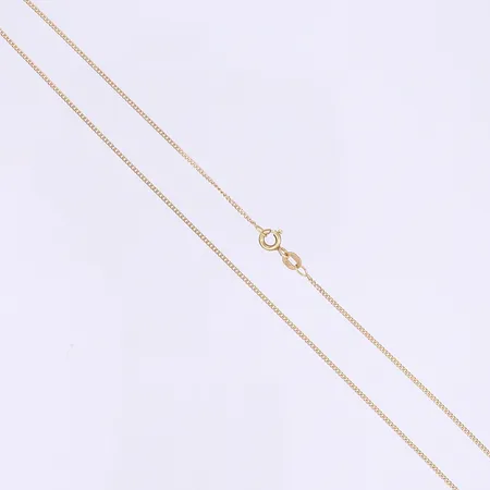 Halskedja Balestra pansarlänk längd 38cm, bredd 1mm, 18K Vikt: 1,9 g
