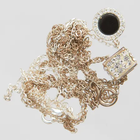 Diverse silver, skadat, stenar, 830/1000 silver Vikt: 5,8g Vikt: 5,8 g