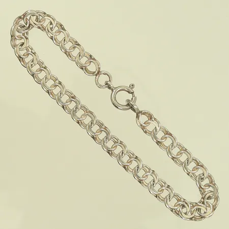 Armband bismarck, 18cm, bredd 5mm, Silver 925/1000 Vikt: 6,6 g