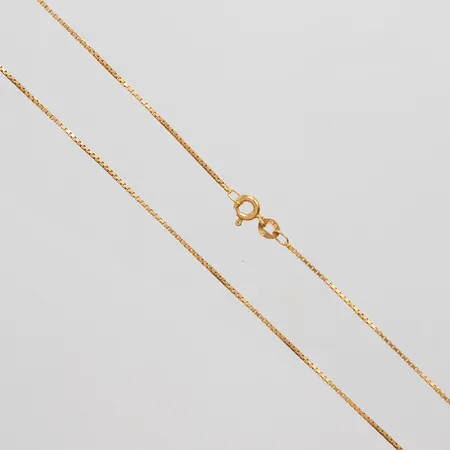 Kedja Venezia längd: 51,4cm, bredd: 1mm, import stämplad, 18K Vikt: 3,7 g