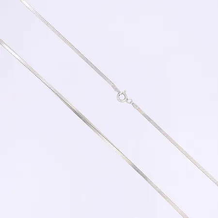 Halskedja 45cm bredd 2mm silver 925/1000 Vikt: 13,5 g