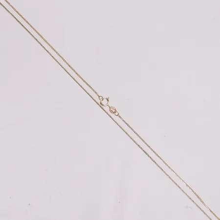 Kedja Venezia längd 43 cm bredd 0,6mm 14K Vikt: 1,5 g