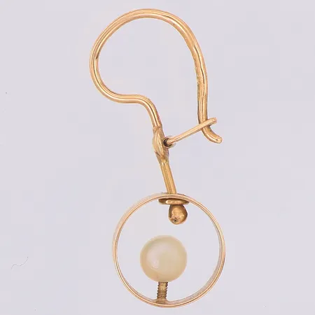 Örhänge udda 28mm, 14K Vikt: 1,1 g