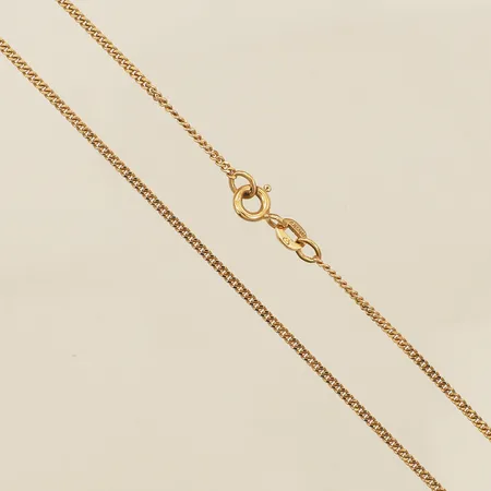 Kedja Pansar längd 36,5cm bredd 1,3mm 18K Vikt: 2,9 g