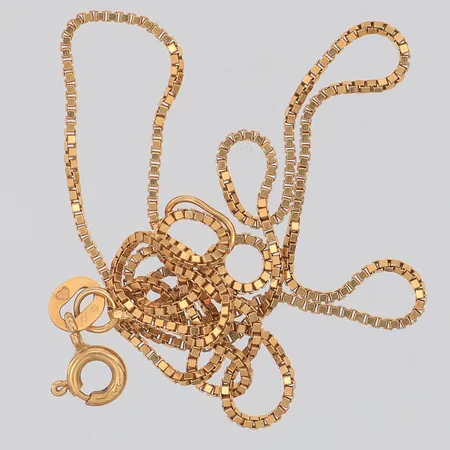 Kedja Venezia 39,5cm, defekt, av, 18K Vikt: 3 g