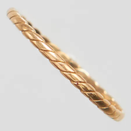 Ring stl:16 bredd: 1mm, 18K Vikt: 0,5 g