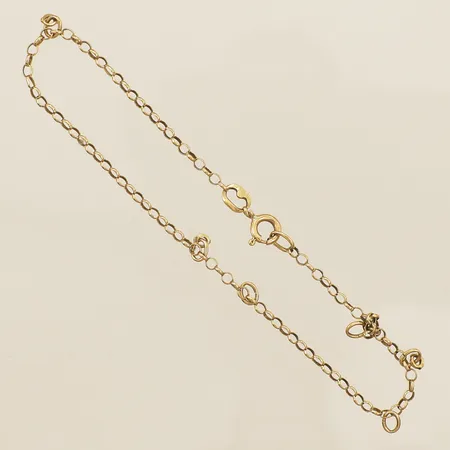 Armband längd 20,5cm, defekt knutar 18K Vikt: 2,5 g