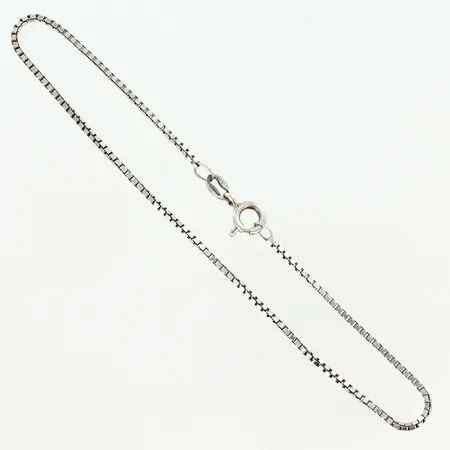 Armband Venezia längd 20,5cm, bredd 1mm, mindre skevhet, silver 835/1000 Vikt: 1,8 g