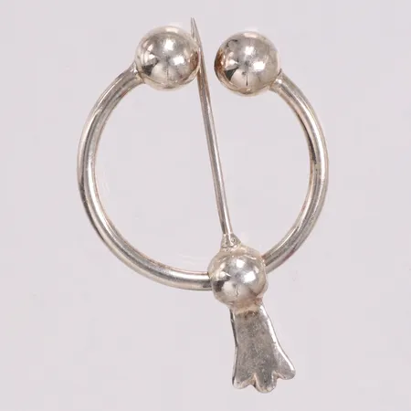 Folkdräktssmycke längd 5cm silver 925/1000 Vikt: 12,5 g