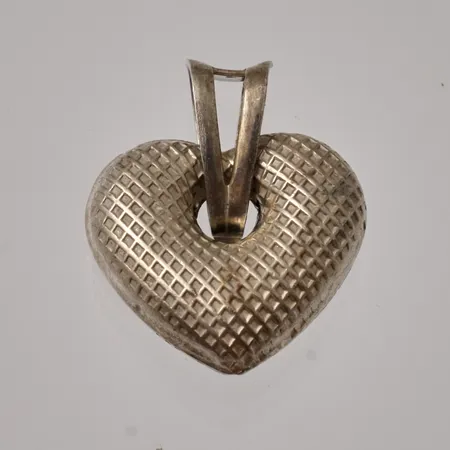 Hänge hjärta 16x20mm, 925/1000 silver, 1,64g.