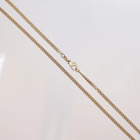 Halskedja Pansar, längd 50cm, bredd 3mm, förgylld silver, 925/1000 silver Vikt: 13,7 g