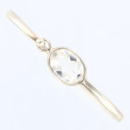 Armband Savannah formgiven av Vivianna Torun Bülow-Hübes, Georg Jensen, fasettslipad bergskristall, innermått:16cm, bredd:3-12mm, silver 925/1000, etui Vikt: 9,2 g