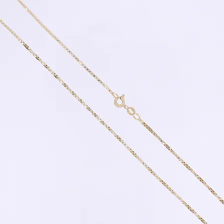 Halskedja Balestra Venezia 50cm, bredd 1mm, vriden, 18K Vikt: 6,7 g