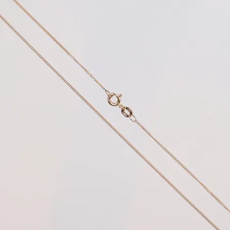 Kedja Pansar 45,5cm bredd 1mm CCC 18K Vikt: 1,9 g