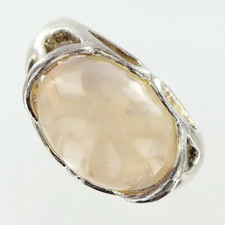 Ring Guldfynd stl:17 bredd 4-13mm, sten 10x15mm, silver 925/1000 Vikt: 7,6 g