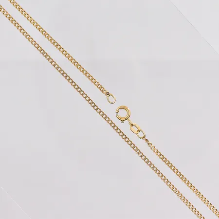 Kedja Pansar längd 45cm bredd 2mm trasigt lås 18K Vikt: 6,3 g