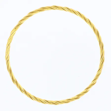 Armring vriden Ø63mm, bredd: 2,5mm, 22K Vikt: 18,3 g