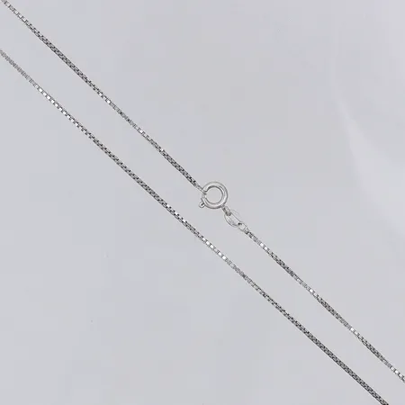 Kedja Venezia 42,2cm bredd 1,1mm vitguld, 18K Vikt: 3,2 g