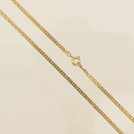 Kedja Pansar längd 43cm bredd 2,5mm 18K Vikt: 7,6 g