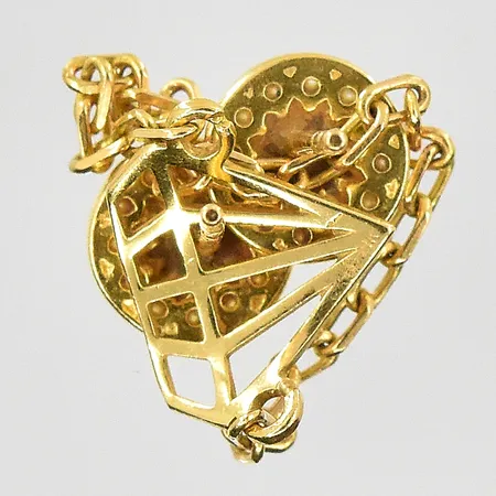Diverse defekt guld med stenar, 18K. Vikt: 2 g