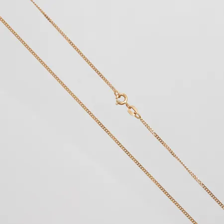 Kedja Pansar längd: 37,8cm, bredd: 1,3mm, GFAB/Balestra, 18K Vikt: 3 g