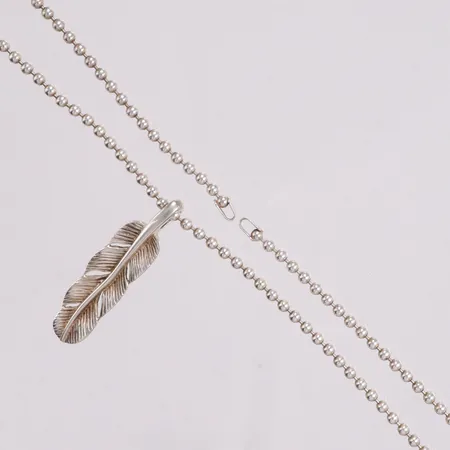 Kedja Kullänk längd 70cm bredd 3mm hänge längd 4,5cm silver 925/1000 Vikt: 22,3 g