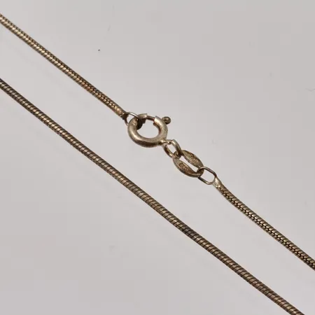 Kedja 40,5cm ormlänk bredd 1,2mm, 925/1000 silver, 4,15g.