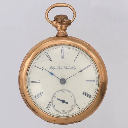 Fickur Elgin National Watch Co verknr 5370184 doublé metall