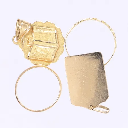 Diverse defekt guld 18K Vikt: 7,7 g