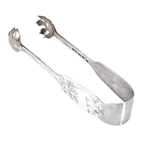 Sockertång Tornedal längd 101mm, delvis förgylld, COP, silver 830/1000 21,0g.