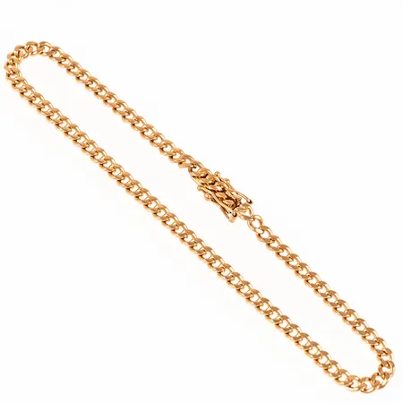 Armband Pansar längd 19,5cm bredd 3mm, 18K 6,8g.
