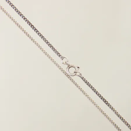 Kedja Pansar längd 42cm bredd 1,6mm silver 835/1000 Vikt: 3 g på auktion i Solna hos Pantbanken Sverige