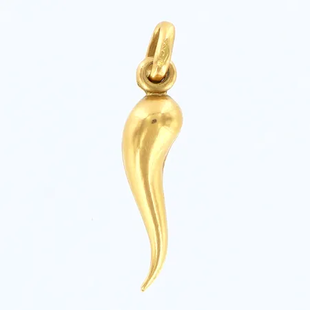 Hänge droppe längd: 20mm, bredd: 1,5-5mm, 18K Vikt: 0,7 g