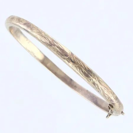 Armring med mönster Ø61mm, bredd: 5mm, ihålig, 925/1000 silver Vikt: 9,6 g