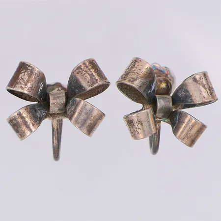 Ett par örhängen Stierntoft 15mm skruvfattning, 830/1000 silver Vikt: 2,2 g