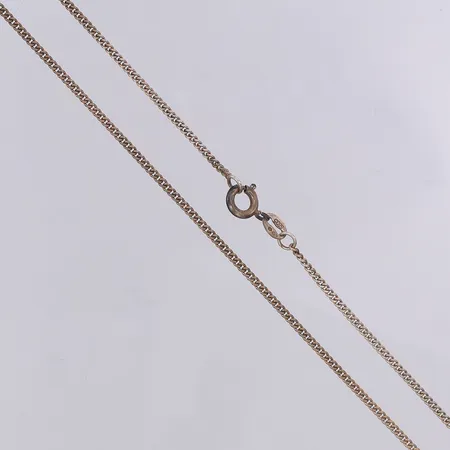 Kedja Panssar längd 42,5cm bredd 1,6mm, 835/1000 silver Vikt: 2,9 g