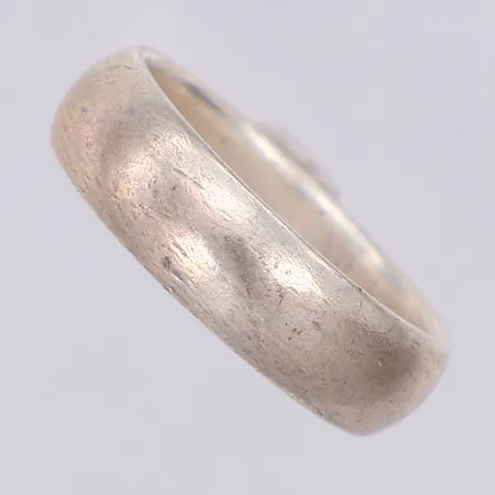 Ring slät stl:15¾, silver 925/1000 Vikt: 4,3 g