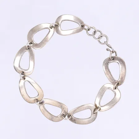 Armband längd 18cm, bredd 15mm, silver 925/1000 Vikt: 14,5 g