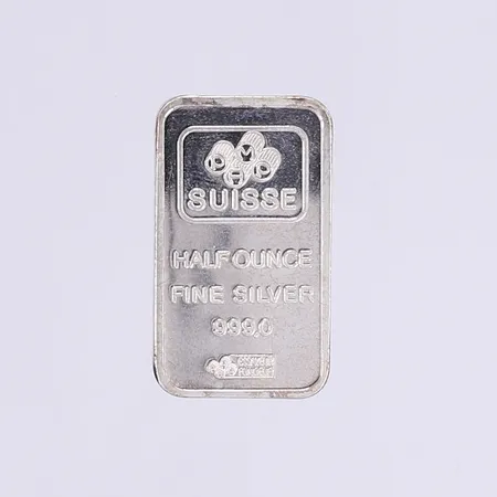 Silvertacka Pamp Suisse half ounce 999/1000, 15,6g  