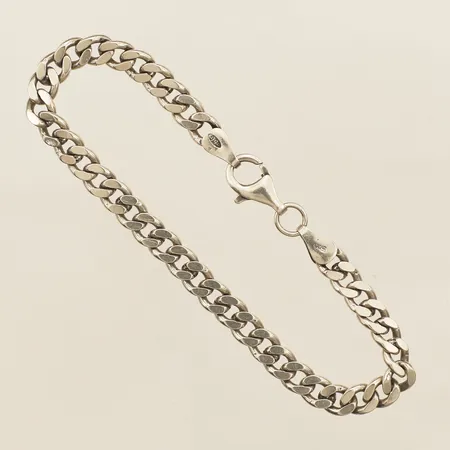 Armband Pansar längd 18,5cm bredd 5,5mm silver 925/1000 Vikt: 10,7 g