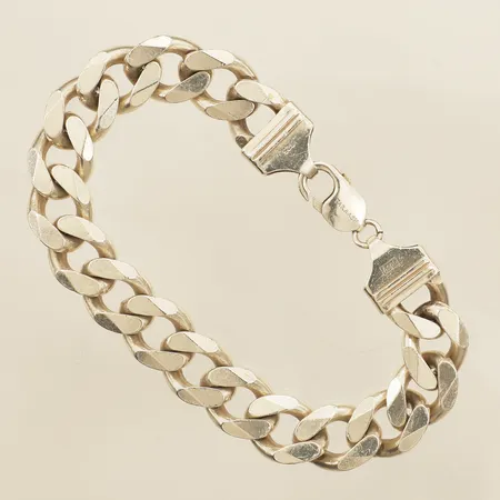 Armband Pansar längd 22cm bredd 13mm silver 925/1000 Vikt: 62,8 g