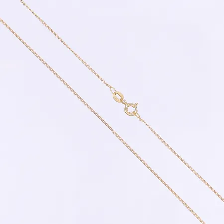 Halskedja pansarlänk Balestra, längd 36cm, bredd 1mm, 18K Vikt: 1,6 g