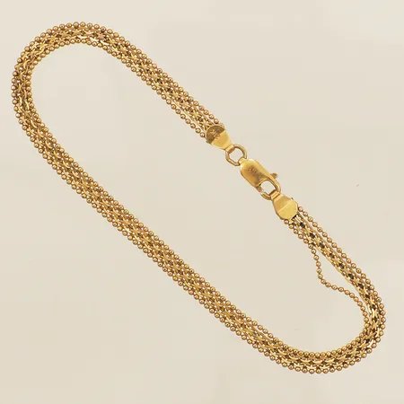 Armband längd 19,5cm bredd 3,9mm, defekt 21K Vikt: 4,8 g