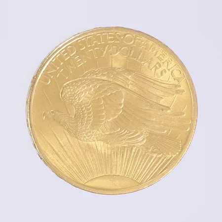 Mynt 20 dollar Liberty USA 1908 Ø34mm 21K Vikt: 33,4 g